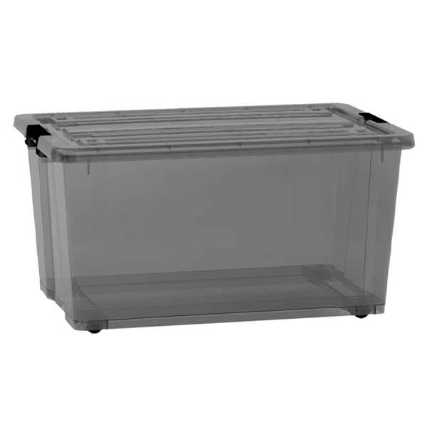 TNS Κουτί Αποθήκευσης Διαφανές 40lit 56,5x38x23,8cm