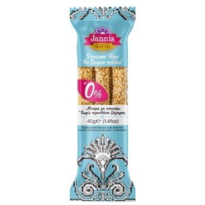 Jannis Παστέλι Σουσάμι 40gr (0% Ζάχαρη)