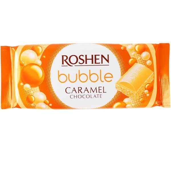 ROSHEN Bubble Σοκολάτα Λευκή Καραμέλα - 80gr