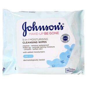 JOHNSON'S Μαντηλάκια Καθαρισμού 25τεμ. (Dry Skin)