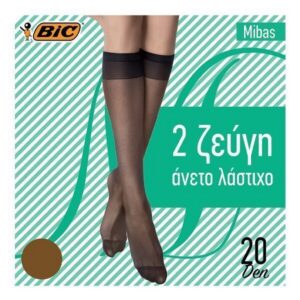 BIC Καλτσάκι Mibas 20 Den One Size - (Πέπερ)