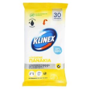 Klinex Υγρά Πανάκια 30τεμ. - Λεμόνι