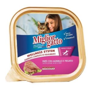 Miglior Γατοτροφή Pate 100gr (Αρνί-Συκώτι)