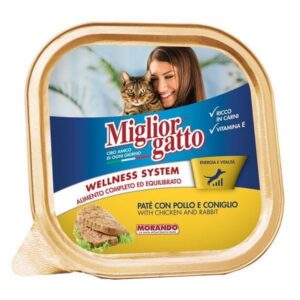 Miglior Γατοτροφή Pate 100gr (Κοτόπουλο-Κουνέλι)