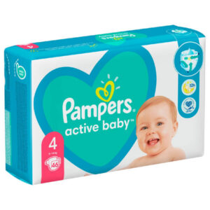 Pampers Πάνες Active Baby No4 (46τεμ.) (9-14kg)