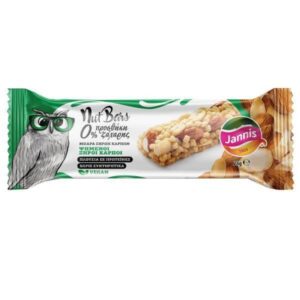 Jannis Μπάρα Ξηρών Καρπών Χωρίς Ζάχαρη 28gr (Ψημένοι Ξηροί Καρποί)
