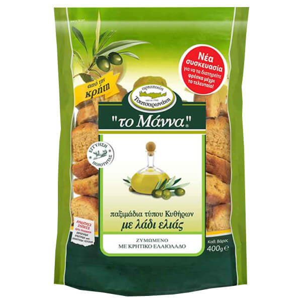 Το Μάννα Παξιμάδια Λαδιού 400gr