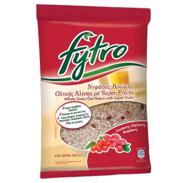 ΓΙΩΤΗΣ Fytro Νιφάδες Βρώμης Κόκκινα Φρούτα 500gr