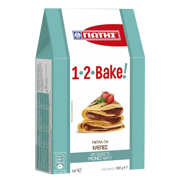 ΓΙΩΤΗΣ 1 2 BAKE Μίγμα 300gr - ΚΡΕΠΕΣ