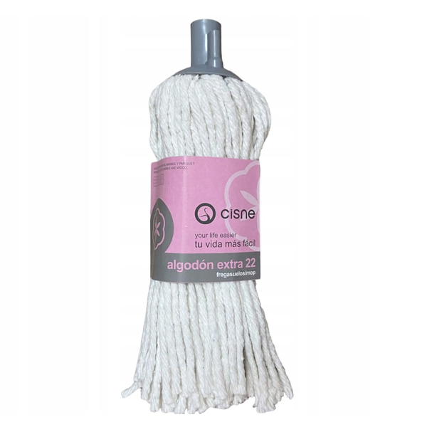 Cisne Σφουγγαρίστρα Ημιεπαγγελματική Λευκή 300gr (50% Βαμβάκι)