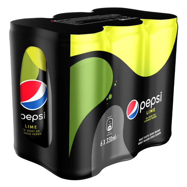 Pepsi Max 6x330ml (Lime) (Zero Sugar)