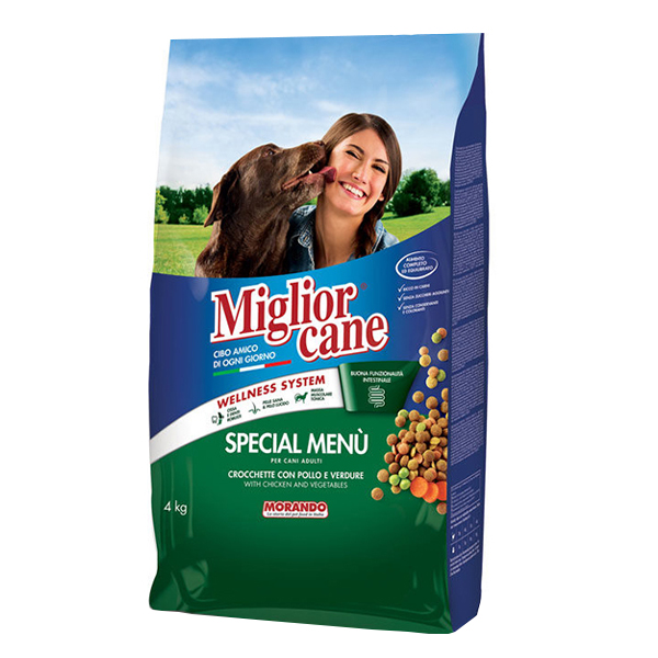 Miglior Σκυλοτροφή Κροκέτα 4kg (Special Menu) (Κοτόπουλο-Λαχανικά)