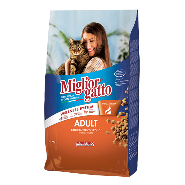 Miglior Γατοτροφή Κροκέτα 4kg (Adult) (Κοτόπουλο)