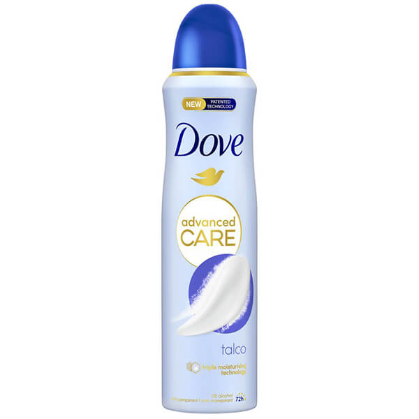 Dove Deo Spray Advanced 150ml (Talco)