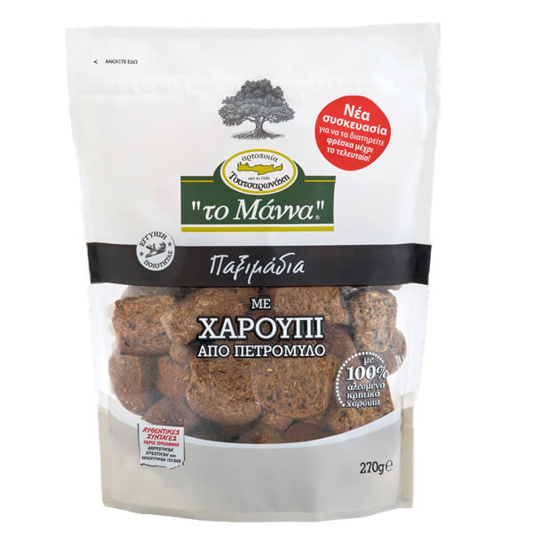 Το Μάννα Παξιμάδια 270gr (Με Χαρουπί)
