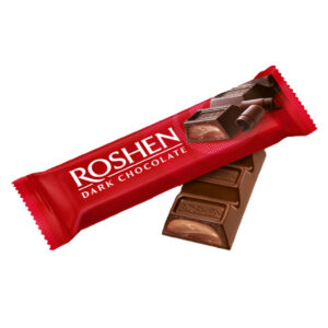 Roshen Μπάρα Σοκολάτας Fondant - 33gr (Μαύρη με Γέμιση Fondant)