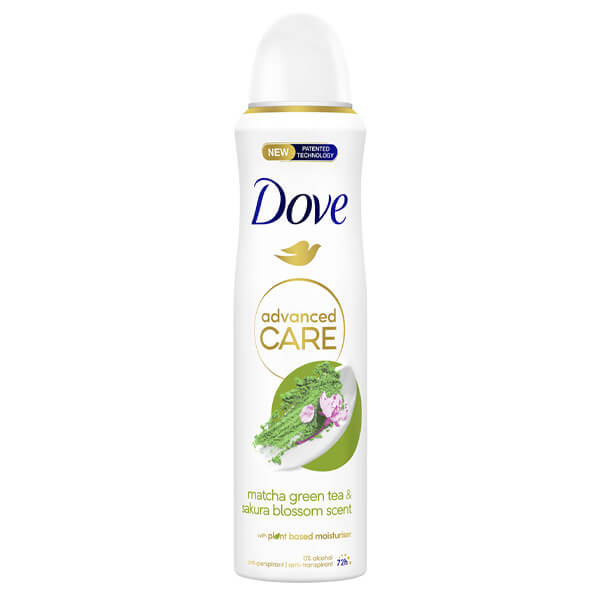 Dove Deo Spray Advanced 150ml (Matcha Green Tea & Sakura Blossom)