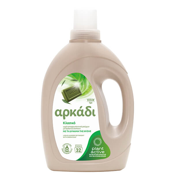 Αρκάδι Υγρό Πλυντηρίου Ρούχων (32μεζ.) 1,45lt - Κλασσικό