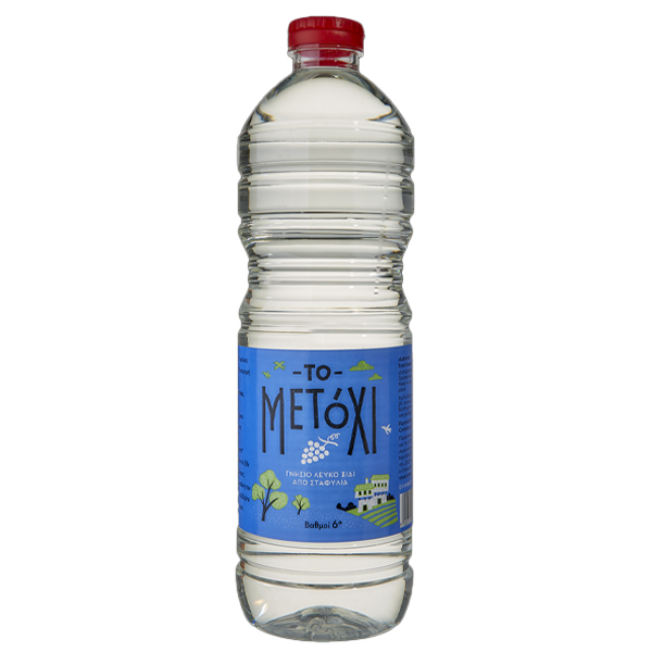 Το Μετόχι Γνήσιο Ξύδι Λευκό 1lt (6 Βαθμούς)