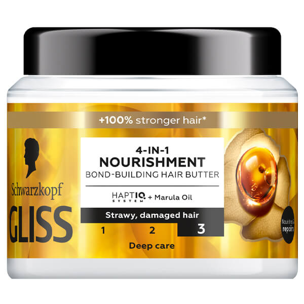 Gliss Μάσκα Μαλλιών Power 400ml (4 Σε 1 Nourish)