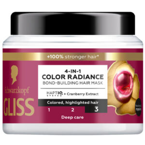 Gliss Μάσκα Μαλλιών Power 400ml (4 Σε 1 Color Radiance)