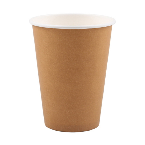 Ποτήρι Χάρτινο Κραφτ Single Wall (8oz) (50τεμ.)