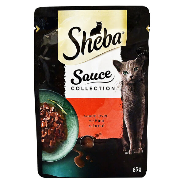 Sheba Γατοτροφή Sauce Collection 85gr (Μοσχάρι σε Σάλτσα)