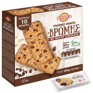 Βιολάντα Μπάρες Βρώμης 200gr (10x20gr) - Σοκολάτα