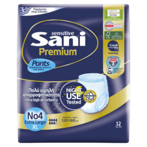 Sani Premium Pants Ακράτειας No4 (12τεμ.) Extra Large