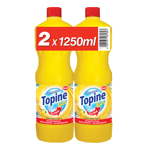 TOPINE Παχύρρευστη 2x1250ml - Λεμόνι