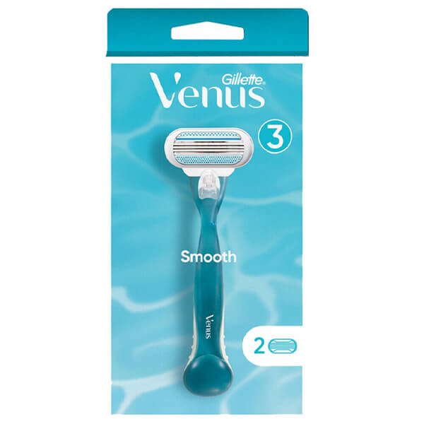 Gillette Μηχανή Venus 3 (Λαβή + 2 Ανταλλακτικά) Smooth