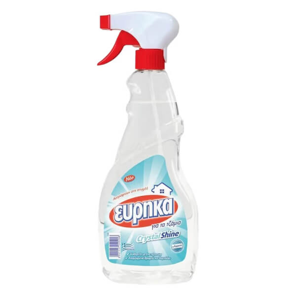 ΕΥΡΗΚΑ Τζαμιών 750ml Crystal (Ψεκαστήρι)