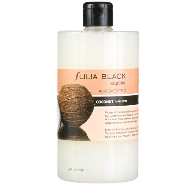 Lilia Black Αφρόλουτρο 800ml (Καρύδα)