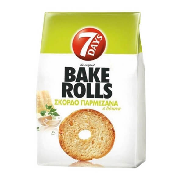 Bake Rolls Σκόρδο & Παρμεζάνα 150gr
