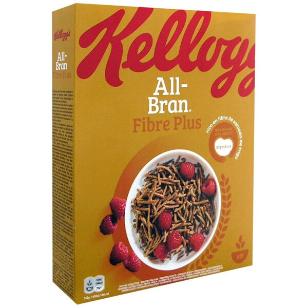 Kellogg's All Bran Fiber Plus 375gr