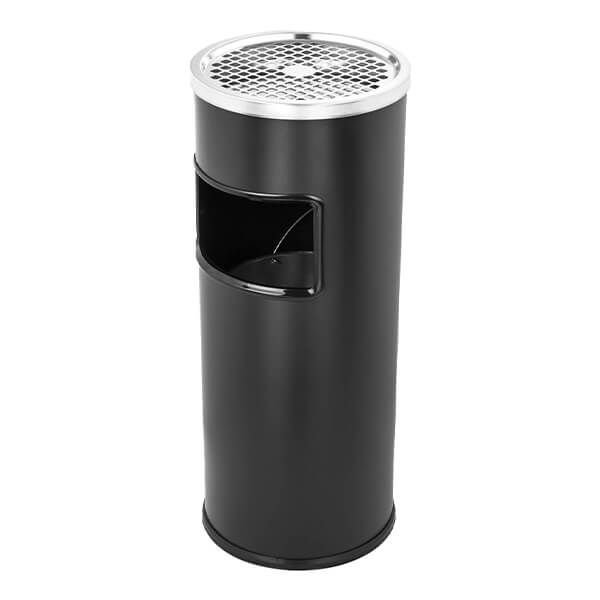 Χαρτοδοχείο-Σταχτοδοχείο 24x60,5hcm Μαύρο 1435/Β