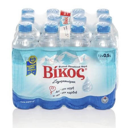 Βίκος Φυσικό Μεταλλικό Νερό 0.5lt (12pack)