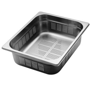 Τρυπητό Δοχείο Inox GN1/1-15cm