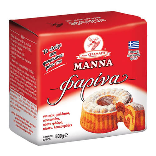 Μάννα Αλεύρι Φαρίνα 500gr
