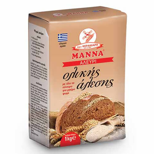 Μάννα Αλεύρι Ολικής Άλεσης 1kg