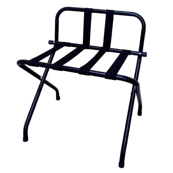 Σταντ Βαλιτσών 64x42x70cm Μαύρο Μεταλλικό