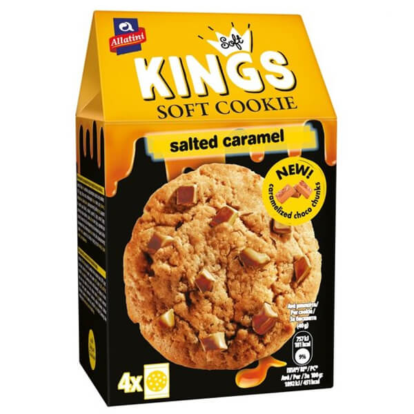 Αλλατίνη Soft Kings Cookie 160gr (Αλάτισμένη Καραμέλα)