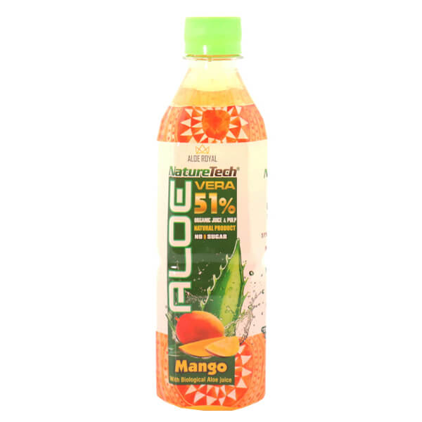 Nature Tech Aloe Vera Sugar Free Mango 500ml