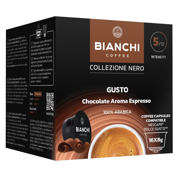 Bianchi Dolce Gusto Espresso Caps (16τεμ.x7gr.) Choco