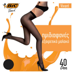 BIC Καλσόν Vivant 40Den Small Μαύρο