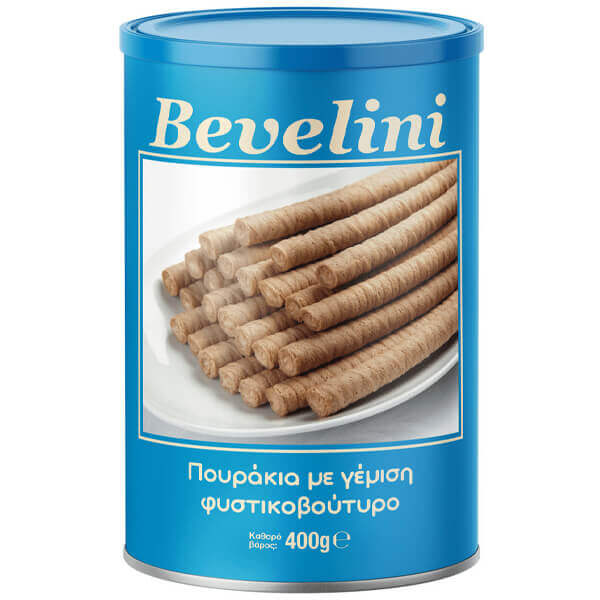 Bevelini Πουράκι Φυστικοβούτυρο 400gr - Χαΐτογλου