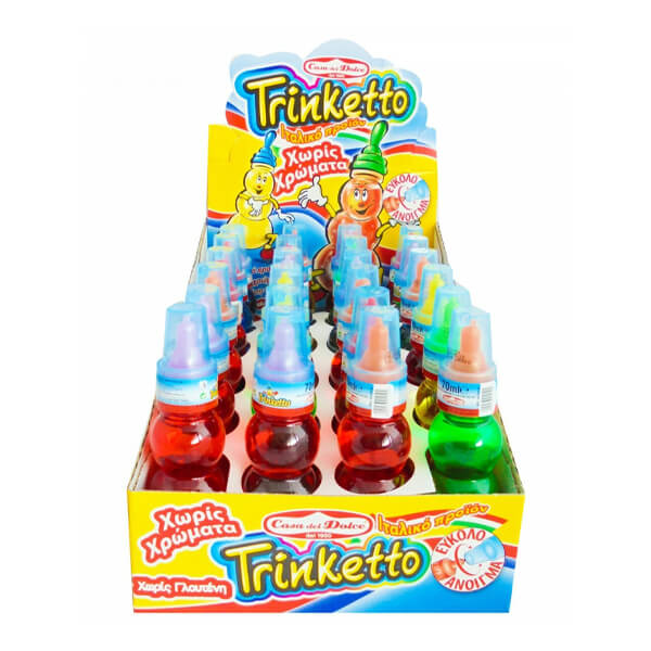 Trinketto Μπουκάλι Με Χυμό (24x70ml) - Τσιχλόφουσκα