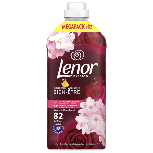 Lenor Μαλακτικό 82μεζ. (1722ml) - Jasmine & Rose (Passion)
