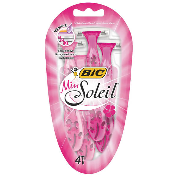BIC Ξυραφάκια Miss Soleil (4τεμ.)
