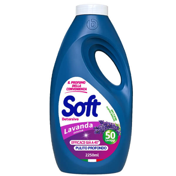 Soft Υγρό Πλυντηρίου 50μεζ. (2,25lt) - Lavanda